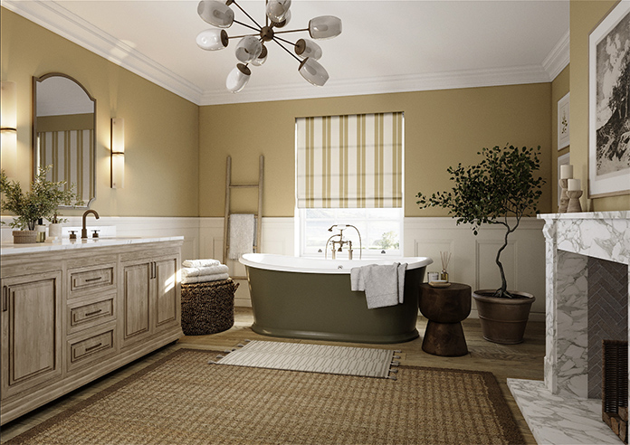 The British Stripe Co. Edward, Derwent No.1 - Roman Blind - Image 6